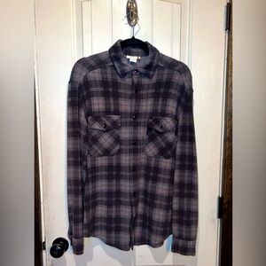 C&C California Gray Plaid Shirt